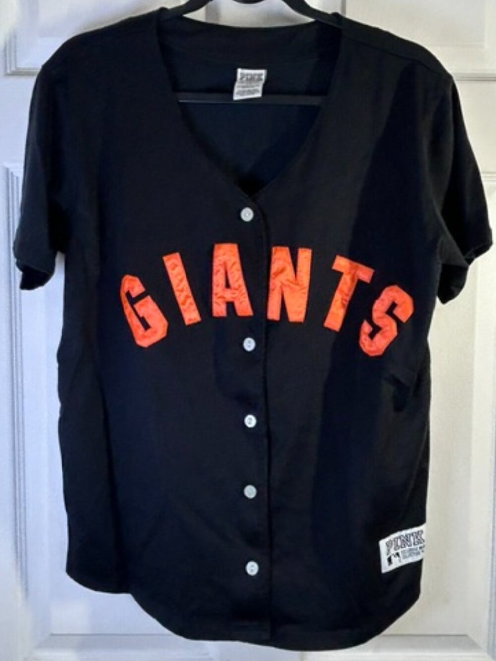 San Francisco Giants x Pink Victoria Secrets Women's Jersey - Small